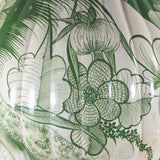 c.1940's Large Tonala Resplendent Quetzal Birds and Floral Pottery Floor Vase