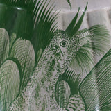 c.1940's Large Tonala Resplendent Quetzal Birds and Floral Pottery Floor Vase