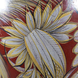 c. 1940 Large Tonala Birds of Paradise and Floral Pottery Floor Vase
