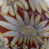 c. 1940 Large Tonala Birds of Paradise and Floral Pottery Floor Vase