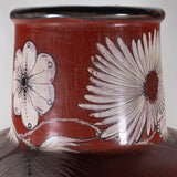 c.1930's Large Tonala Resplendant Quetzal Pottery Floor Vase - 34.75"H