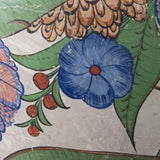 c.1940 Large Tonala Birds of Paradise and Floral Pottery Vase