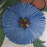 c.1940 Large Tonala Birds of Paradise and Floral Pottery Vase