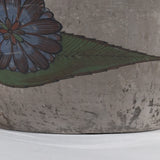 c.1940 Large Tonala Birds of Paradise and Floral Pottery Vase