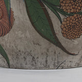 c.1940 Large Tonala Birds of Paradise and Floral Pottery Vase