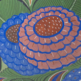 c.1940 Large Tonala Floral Pottery Floor Vase