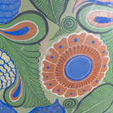 c.1940 Large Tonala Floral Pottery Floor Vase