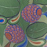 c.1940 Large Tonala Floral Pottery Floor Vase