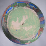 c.1940 Large Tonala Floral Pottery Floor Vase