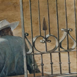 Harry McCormick (1942-2023) - "Seated Man" Oil Painting