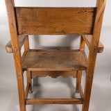 Mexican Spanish Colonial Sabino Wood Armchair, 18th Century