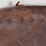 Mexican Equipale Barrel Wood and Leather Armchair