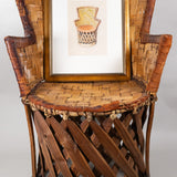 Mexican Old Chihuahua Chair with original Miguel Covarrubias Artwork, 9.75"H x 7"W