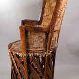 Mexican Old Chihuahua Chair with original Miguel Covarrubias Artwork, 9.75"H x 7"W