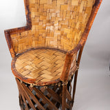 Mexican Old Chihuahua Chair with original Miguel Covarrubias Artwork, 9.75"H x 7"W