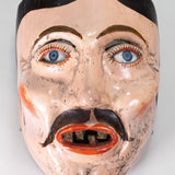 c.1940's Mexican Catrin "Dandy" Dance Mask