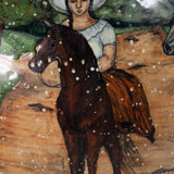Jesús Guerrero Santos - "Los Hacendados" Tonala, Jalisco Mexican Ceramic Urn with Lid, Dated 1995
