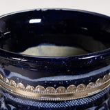 Jesús Guerrero Santos - "Los Hacendados" Tonala, Jalisco Mexican Ceramic Urn with Lid, Dated 1995