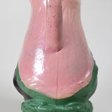 Hand Blown Mexican Pulque Figural Painted Pitcher, C.1930s