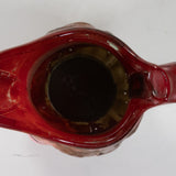 Hand Blown Mexican Pulque Figural Painted Mae West Pitcher, C.1930s