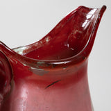 Hand Blown Mexican Pulque Figural Painted Mae West Pitcher, C.1930s
