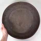 Antique Copper Bowl, Dated 1878