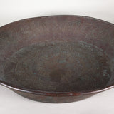 Antique Copper Bowl, Dated 1878