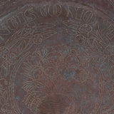 Antique Copper Bowl, Dated 1878