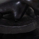 Francisco Arturo Marin (1907-1979) - "The Meal Grinder" Bronze Statue on Marble Base