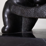 Francisco Arturo Marin (1907-1979) - "The Meal Grinder" Bronze Statue on Marble Base