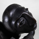Francisco Arturo Marin (1907-1979) - "The Meal Grinder" Bronze Statue on Marble Base