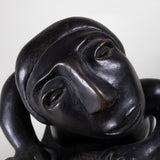 Francisco Arturo Marin (1907-1979) - "The Meal Grinder" Bronze Statue on Marble Base