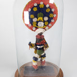 Luis Hidalgo (1901-1986) - "Danzas de Etla" Mexican Wax Figure with Glass Dome, Dated 1932