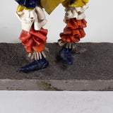 Luis Hidalgo (1901-1986) - "Danzas de Etla" Mexican Wax Figure with Glass Dome, Dated 1932