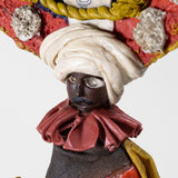 Luis Hidalgo (1901-1986) - "Danzas de Etla" Mexican Wax Figure with Glass Dome, Dated 1932