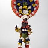 Luis Hidalgo (1901-1986) - "Danzas de Etla" Mexican Wax Figure with Glass Dome, Dated 1932