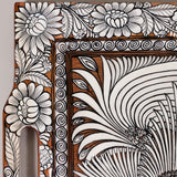 Candido Alejo Rios - Vintage Guerrero Mexican Wood Tray