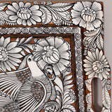 Candido Alejo Rios - Vintage Guerrero Mexican Wood Tray
