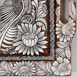 Candido Alejo Rios - Vintage Guerrero Mexican Wood Tray