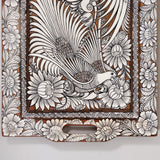 Candido Alejo Rios - Vintage Guerrero Mexican Wood Tray