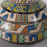 Tomas Lucano - Tlaquepaque Petatillo Aztec Revival Water Bottle