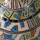 Tomas Lucano - Tlaquepaque Petatillo Aztec Revival Water Bottle