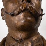 Ignacio Asúnsolo (1890-1965) - Emiliano Zapata Brass Bust on Marble Base, C.1930