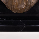 Ignacio Asúnsolo (1890-1965) - Emiliano Zapata Brass Bust on Marble Base, C.1930