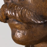 Ignacio Asúnsolo (1890-1965) - Emiliano Zapata Brass Bust on Marble Base, C.1930