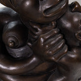 Francisco Arturo Marin (1907-1979) - Mother and Child Bronze Statue on Marble Base