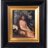 David Alfaro Siquieros (1896-1974) - Portrait of Lois Richards, Pyroxilin Painting