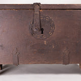 Spanish Colonial Vargueño Portable Writing Desk with 2 Drawers