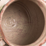 Antique Guanajuato Mexican Pottery Vase with Lace Handles