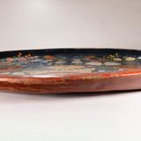 Rare Matching Pair of Large Mexican Bateas, 25"Dia.